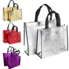 Mode-Laser-Einkaufstasche, faltbar, umweltfreundliche Tasche, große, wiederverwendbare Shop-Tragetasche, wasserdichte Vliestaschen