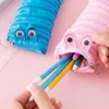 Pencil Bags Cute Monster Design Zipper Pen Bag Large Capacity Pens Case Kids Boys Girls Pouch School Stationery Supplies 2022