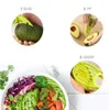 3-in-1 Avocado Slicer Shea Corer Butter Fruit Tools Peeler Cutter Pulp Separator Plastic Knife Kitchen Vegetable Tools Home Accessory