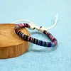 Bracelets porte-bonheur Bracelet ethnique rétro fait à la main Boho multicolore cordon tissé tressé bohême fil d'amitié femmes hommesCharm Lars22