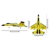 RC Motor Glider Foam Plane Model Support Tourne gauche droite Flying Boys Favorite Year Gift Anti Collision Aircraft P31B 220713