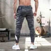 Hommes Jogger Pantalons de survêtement Homme Gymnases Workout Fitness Coton Pantalon Homme Casual Mode Skinny Track Pantalon Zipper conception Pantalon G220713