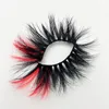 Falska ögonfransar 3D Mink Eyelash est färgglad 100% dramatisk mjuk frans mix färg fluffiga färgade fransar makeup för cosplay