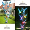 Decorações de jardim Hummingbird Light Wind Chimes Solar Color Outdoor Mudança Up Ornament Power Ponding Giftsgarden GardenGarden