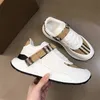 Designer Sneakers gestreepte vintage casual schoenen dames mannen trainers seizoen tinten veter sneaker mode platform schoen