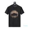 Mens Letter Print T Shirts Black Fashion Designer Summer High Quality Top Short Sleeve #28