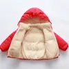 Bébé enfant en bas âge manteau avec capuche Outwear Causal Fluff solide à manches longues manteaux à capuche enfants vêtements 1052 E3