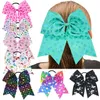 Heart Print Hairbands girls Bow hair accessories cartoon kids Bows Headbands 8 colors