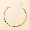 S2939 bijoux de mode noir blanc fausse perle mignon coeur collier de perles amour perles Chocker colliers