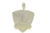 Glacé complet Bling cubique zircone Baguette lettres initiales ABP pendentif à breloque collier pour Hip Hop hommes mode Punk