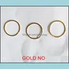 أزرار حلقات الأنف 8 مم 925 Sterling Sier Plain Hoop اختراق 16pcs/حزمة تسليم إسقاط 2021 bdesybag dhnly