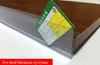 Drewniana szklana półka arkusz środkowy zacisk krawędzi Uchwyt Etykieta STRONA STREP ZAKŁADNIKA KARTA