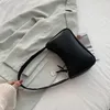 Evening Bags Women's Clutch Bag Simple Black Leather Crossbody Enveloped Shaped Small Messenger Shoulder Big Sale Female BagEvening