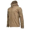 Giacche da uomo Giacca da esterno impermeabile SoftShell Giacca da caccia Giacca a vento da sci Cappotto da trekking Pioggia Campeggio Pesca Abbigliamento tattico Uomo Donna 220826