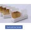 Escova de broca de unhas Limpeza do fio de cobre de ouro portátil Drills de manicure elétrica Acessórios para ferramentas limpas Nagelboor Reinigingsborsteltje