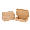 Большой размер Kraft Color Blank Express Shipping Box для маленькой бизнес -упаковки упаковки оптовые коробки картон