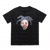 Fashion Mens Designer T Shirt Top Quality Hip hop Style Short Sleeve Young Boys Cool Pattern Print Tees Black Size S-XL