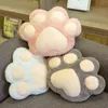 Cm Cute Cat Leg Warm Hands Pillow With Holes Colorful White Pink Grey Brown Animal for Winter Christmas Gift J220704