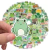 100st/Lot Wholesale Cartoon Frog Stickers Waterproof No-Duplicate Sticker Kids Toys For Helmet Skateboard Bagage Notebook Decal