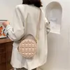 2022 calda PU piccola borsa rotonda in pelle portafoglio pochette moda borsa da sera porta carte presbite borsa messenger donna Lady sac a main