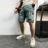 Men Summer Brand Casual Vintage Classic Pockets Camouflage Cargo Shorts Outwear Fashion Twill Cotton 220715