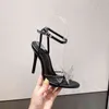 Seksowne sandały wysokie obcasy projektant 2022 Nowy luksusowy motyl z dyszowym motylem spaceru