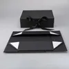 Magnet Clamshell Folding Box Exquisite Storage Birthday Gift Bow Packaging Bags 220420