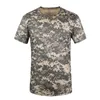 Tactique T-shirts En Plein Air Woodland Chasse Tir Chemise Bataille Robe Uniforme BDU Combat Vêtements Camouflage Chemise NO05-144