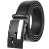 Ceinture de mode ceintures noires en cuir véritable pour hommes ceintures à boucle automatique vente 110-130cm sangle 20