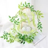 Decorative Flowers & Wreaths Top Quality Artificial Flower String Cane 8 Colors Available Arch Door Rattan For Wedding Home Decoration 100 P