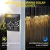 Luci per recinzione solare Illuminazione a LED impermeabile Lampada da parete decorativa per esterni ideale per gradini da giardino