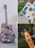 40 piezas de dibujos animados lindas pegatinas para paquete de autos de autos guitarra guitarra de bricolaje pegatinas de graffiti calcomanías impermeables