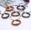 Fearless Love Fishbone heren koehide armband DIY kralen strengen combinatie pak armband 6styles/1set