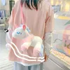 37CM mignon moelleux peluche licorne en peluche sac à dos doux sac à bandoulière jouet pour filles copines