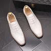 Scarpe da uomo d'affari di lusso primaverili Modello di coccodrillo Semplice abito misterioso da sposa Barbiere maschile Oxford Flats Taglia USA: 6,5-9