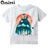 Çocuk Anime Totoro Tasarım Tshirt T Shirt Kız Kızlar Günlük Kawaii Kısa Kollu Üstler Çocuk Komik 9142871