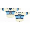 Nik1 Consuggized 2007 08-2008 09 OHL Mens Womens Kids White Blue Grey Stiched Mississauga St. Mischaels Majors Sontario Hockey Jerseys