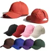 Solidny kolor baseballowy dla kobiet wiosna lato sunhat sportowy czapkę niechlujną czapki o wysokim ogonie bun ogon 220629