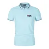 Zomer hoogwaardige heren raapje slank merk snel droge droge korte mouw buiten sportpolo shirt 220524