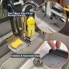 Kökskran Absorbent Mat Tools Sink Splash Guard Silikonkranar Splash Catcher Countertop Protector för badrumsgadgets239u