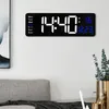 Grande horloge murale électronique télécommande température date mise hors tension mémoire table horloge murale double alarme numérique LED horloges 220727