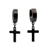 Dangle & Chandelier Stainless Steel Cross Drop Earrings For Men Women Teens Hip Hop Punk Trendy Style Fashion Jewelry Gifts