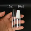 Colorful Long Thin Tip Needle PET Bottle Plastic ELiquid 10ml 15ml Empty E liquid Juice Dropper Bottles with Child proof Cap