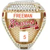 6 Spelarnamn Soler Man Albies 2021 2022 World Series Baseball Braves M Ship Ring With Wood Display Box Souvenir 9531498