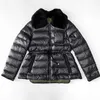 Real Rabbit Fur Coat Winter 90% White Duck Down Jacket Short Down Parka Sash Tie Up Female Warm Down Coats 211120