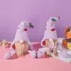 UPS mooie gevulde pluche speelgoed paarse kabouter handgemaakte Zweedse tomte figurines poppen thuis tafelblad ornamenten