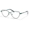 Alloy Triangular Shapes Glasses Frame 2022 Women Fashion Brand Myopia Frame Designer Personality Clear Spectacle