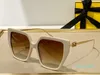 Luxury- Gafas de sol para unisex 40012 Cat Eye Summer Style Anti-Ultraviolet Retro Plate Plank Full Frame Random Box