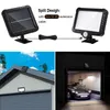 Solar Wall Lights Outdoor with Motion Sensor, 6000K 56 LEDs Ultra Bright IP65 Separable Solars Porch Light, 16.4 ft Cord Security Lighting USA CA Stock Crestech888