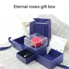 Geschenkwikkeling Onverade met bloem Rose Jewelry Box ketting vreemd voor moeder vriendin Valentine's Daygift